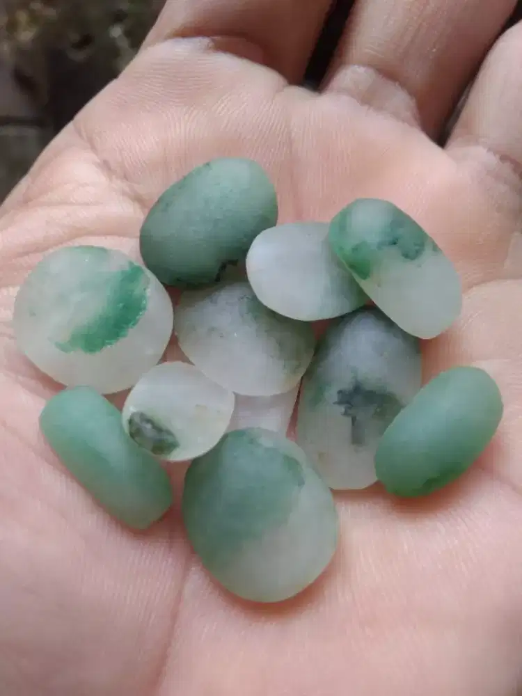 Mata Cincin Giok Burma Kristal Paket Borongan