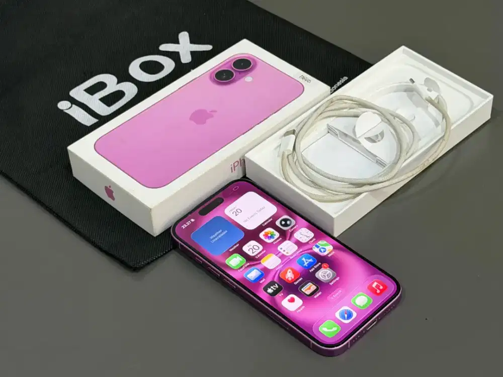Iphone 16 PINK IBOX MULUS bisa TT