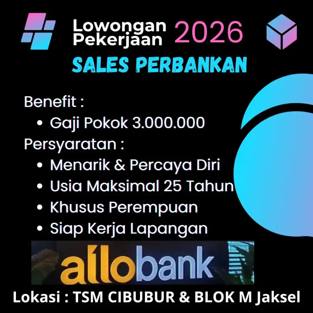LOKER SALES PERBANKAN JAKARTA SELATAN