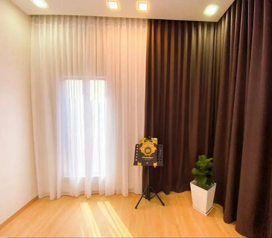 Termewah Gorden Pasang Wallpaper Korden Gordeng Horden Roller Blind