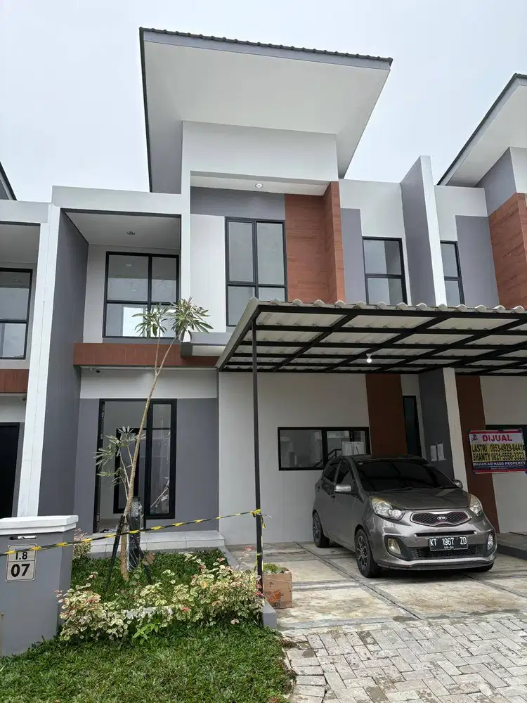 Disewakan Rumah Cluster Nordville Grand City Balikpapan Unfurnished