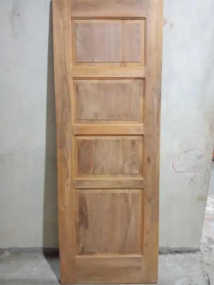 Pintu jati kusen dan jendeka