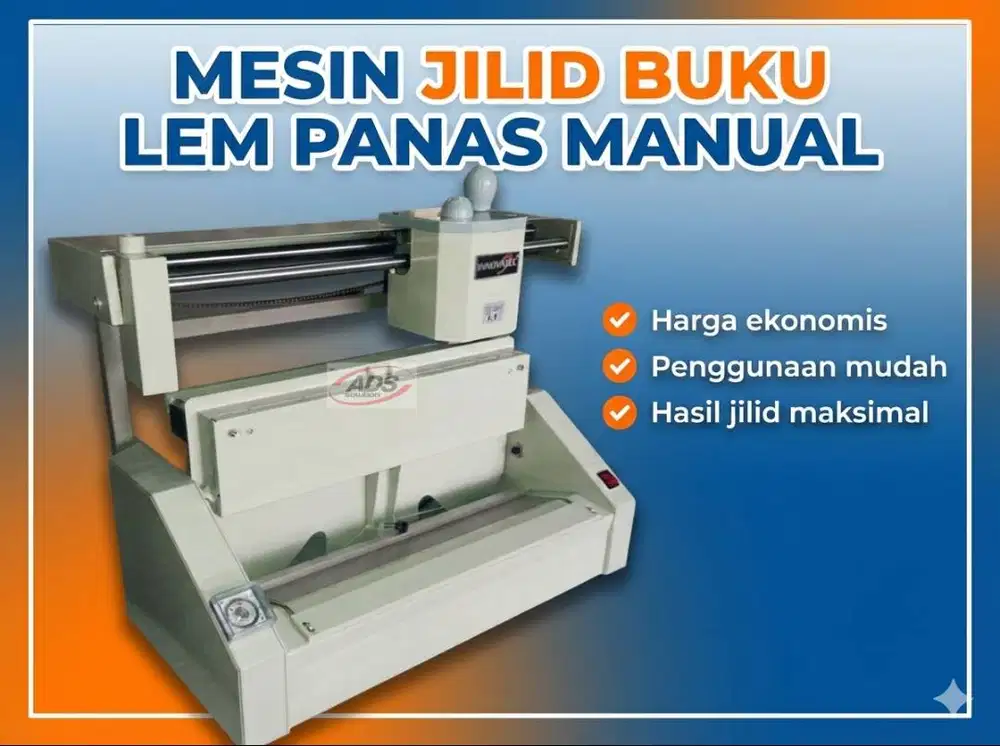 MESIN JILID BUKU LEM PANAS MANUAL DENGAN HARGA TERJANGKAU