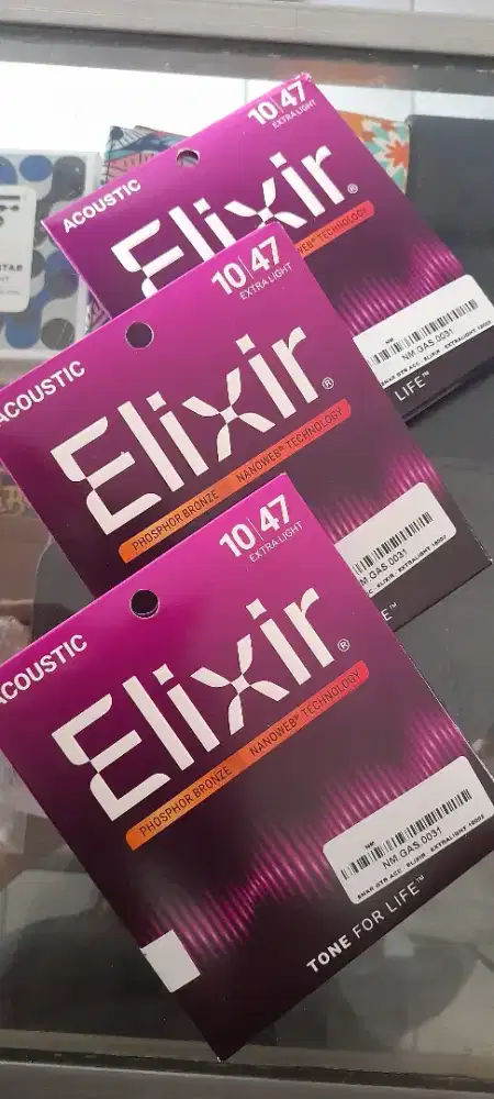 Senar gitar elixir akustik