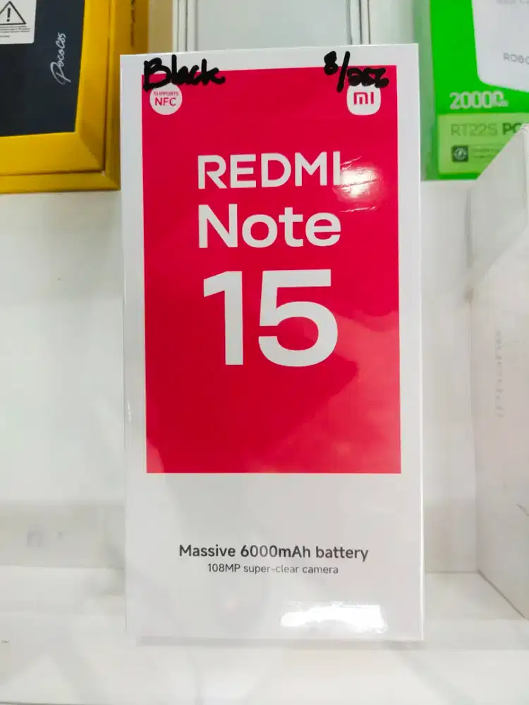 Redmi note 15 ram 8/256, hp baru