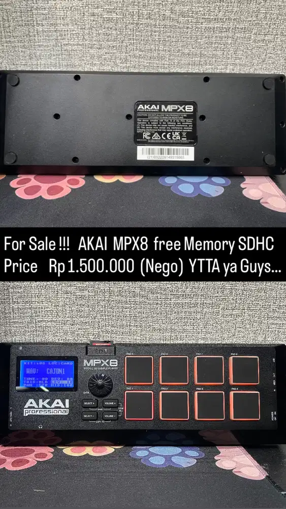 Pad AKAI PROFESIONAL MPX8