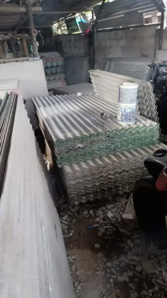 Jual asbes gelombang bekas 105x180
