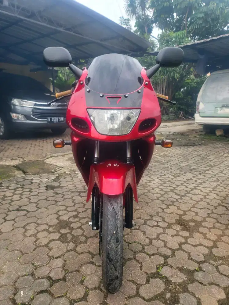 Kawasaki Ninja RR Old 150 Superkips 2010 Soul Red Mazda Good Condition