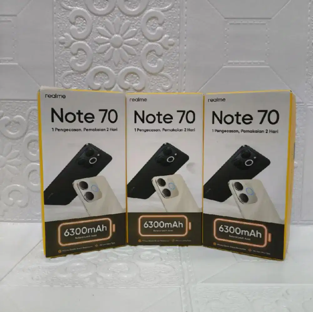 Realme Note 70 4/64gb Baru Garansi Resmi