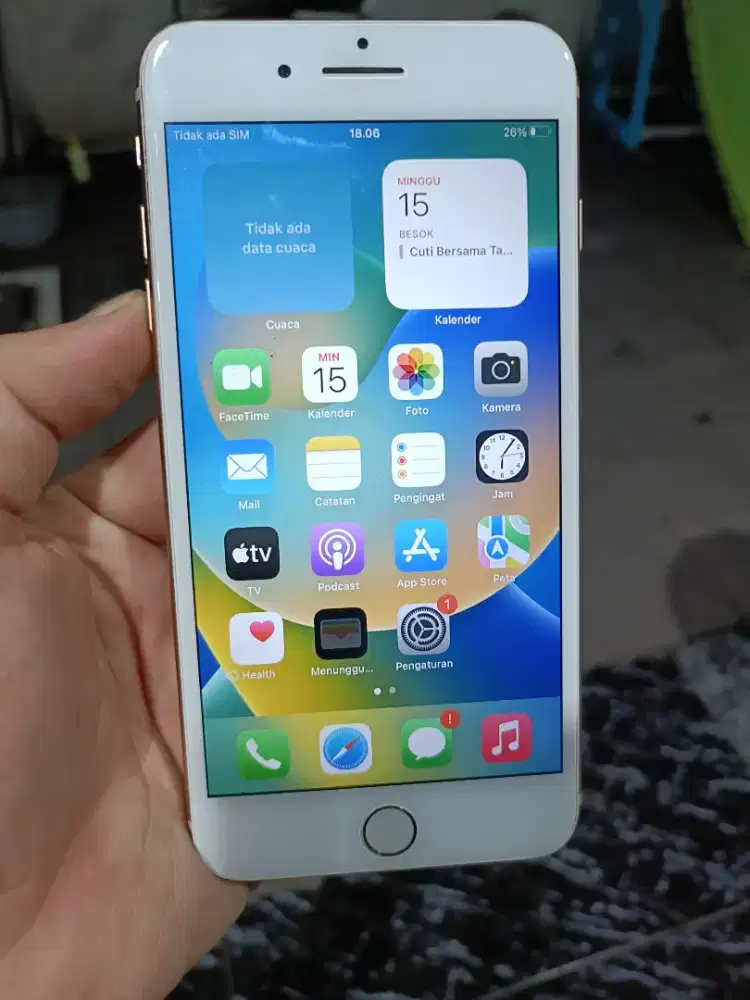 iPhone 8 Plus 64gb inter sinyal permanen batangan normal siap pakai