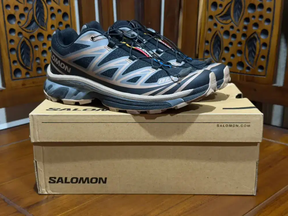 Salomon XT-6 Black Portabella – Size 41 VNDS | Clean Colorway