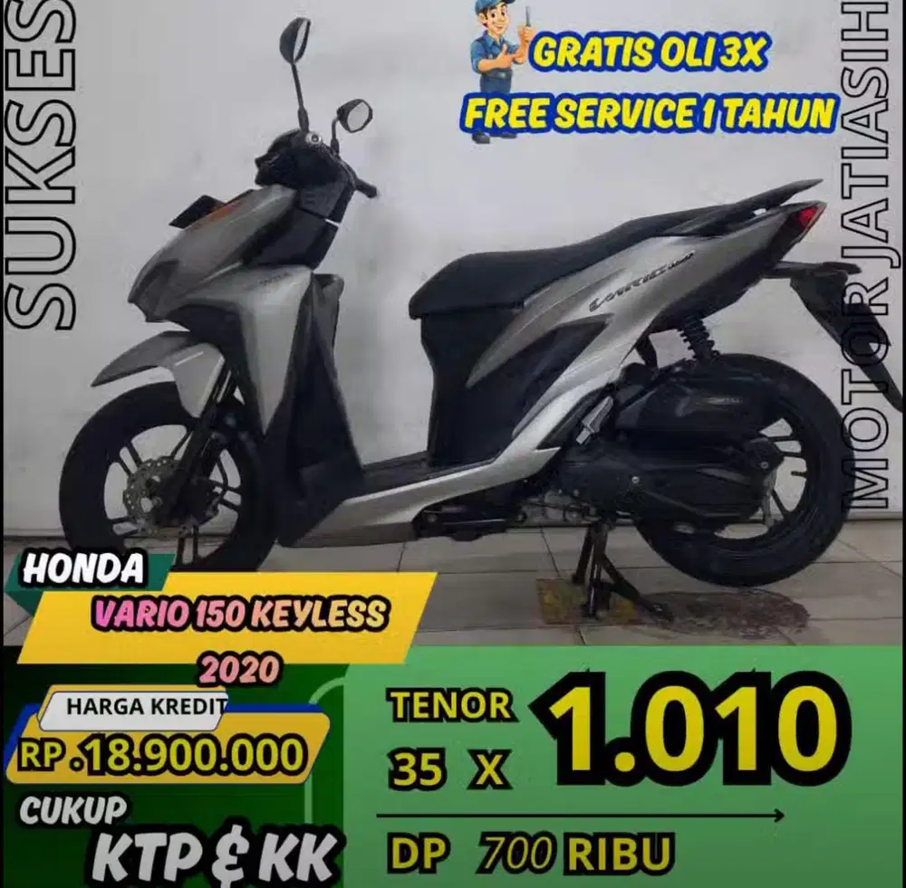 PROMO SPESIAL HONDA VARIO 150 TAHUN 2020 SYARAT KTP&KK