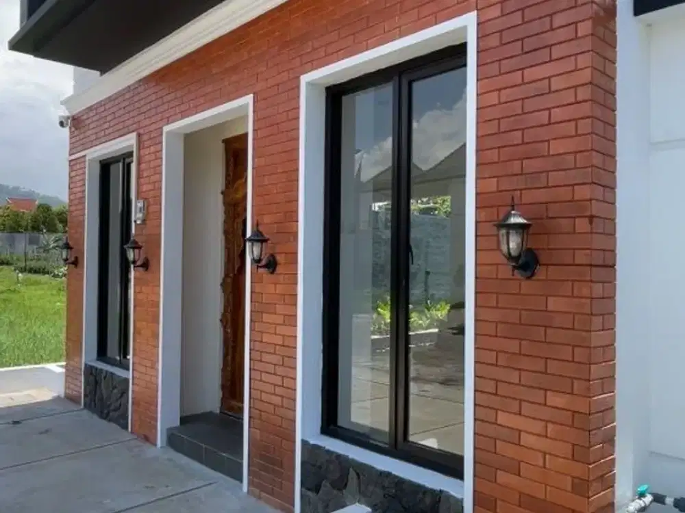 Rumah villa BONUS furniture gaya jawa modern dekat alun alun kota batu