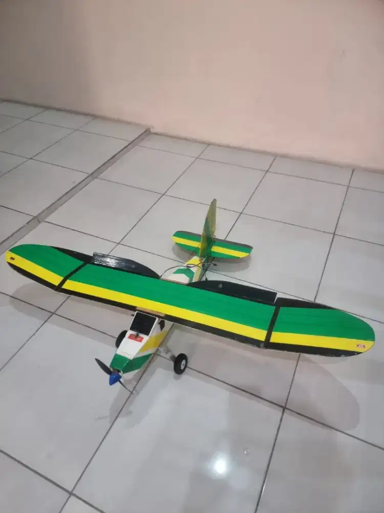 Rc pesawat Trainer piper cub wingspan 140 cm elektrik RTF