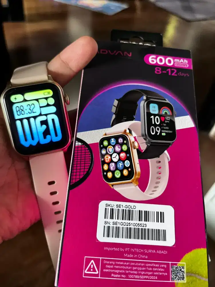 Smartwatch Advan SE1 tahan 3minggu 1x cas
