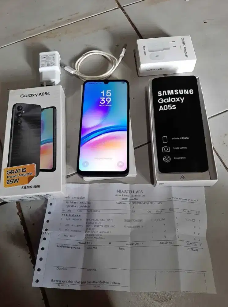 Samsung A05s 6/128 Fullset Nota Pembelian ada
