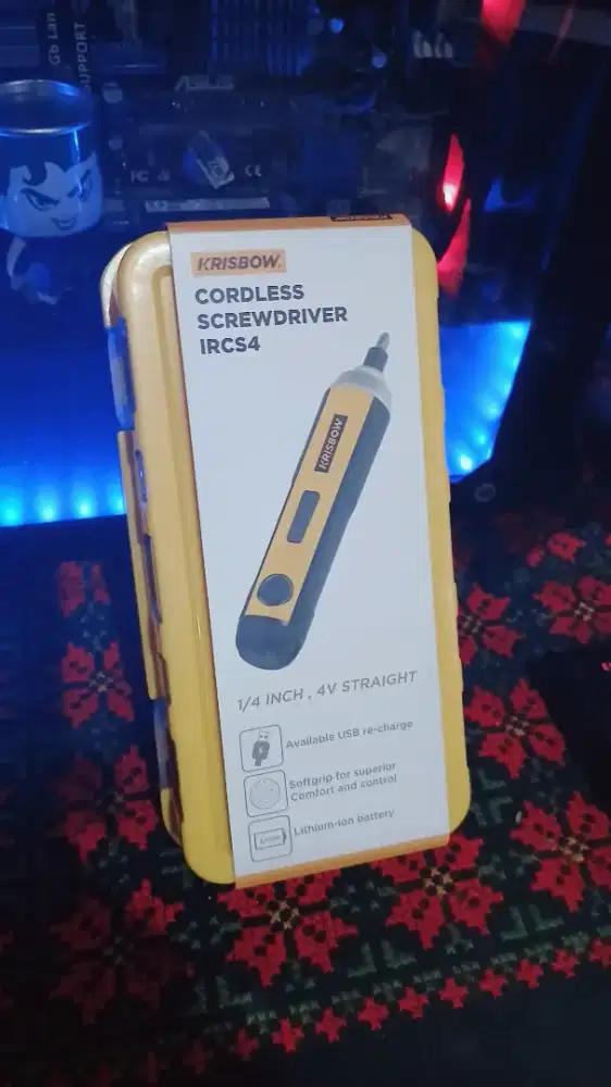 Obeng elektrik krisbow (cordless)