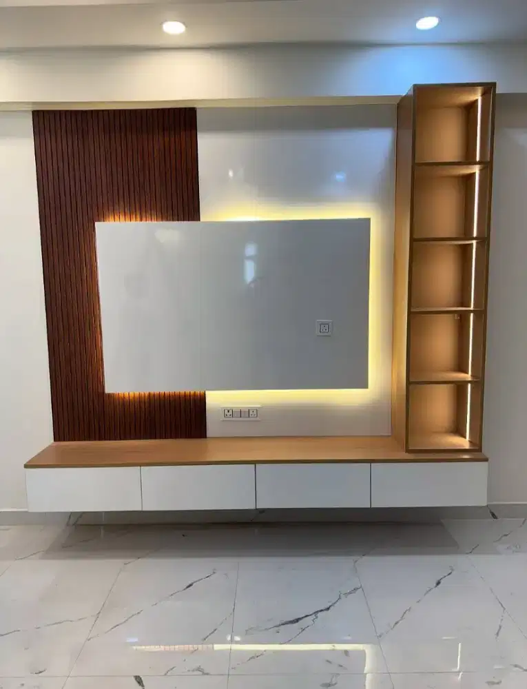 Backdrop tv minimalis