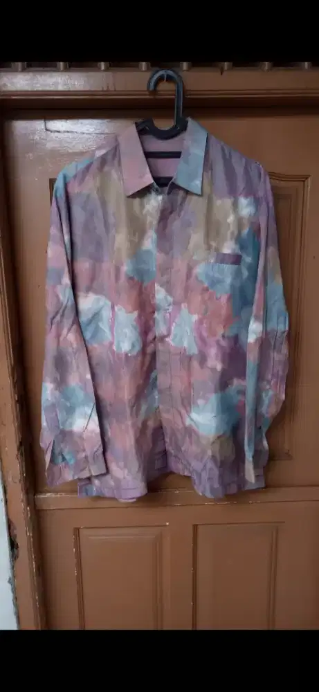 Kemeja pria lengan panjang inner bahan puring adem size L