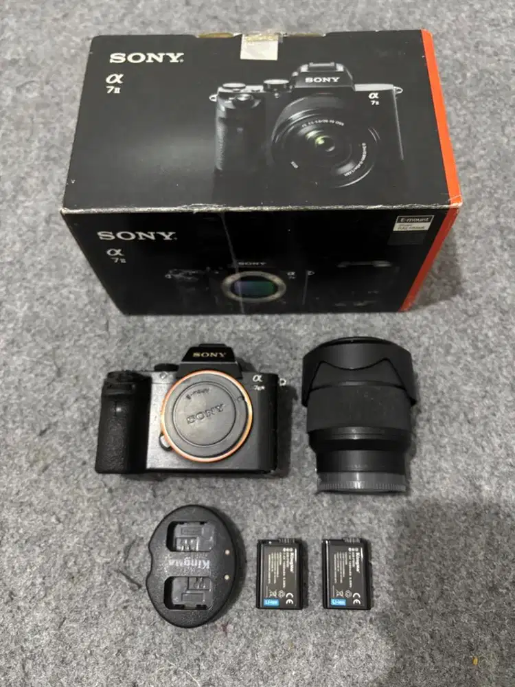 kamera sony a7ii dan lensa kit
