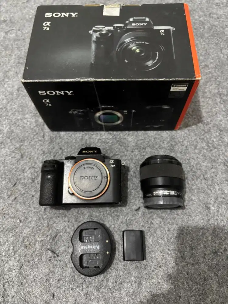 kamera a7ii dan lensa 50mm f1.8