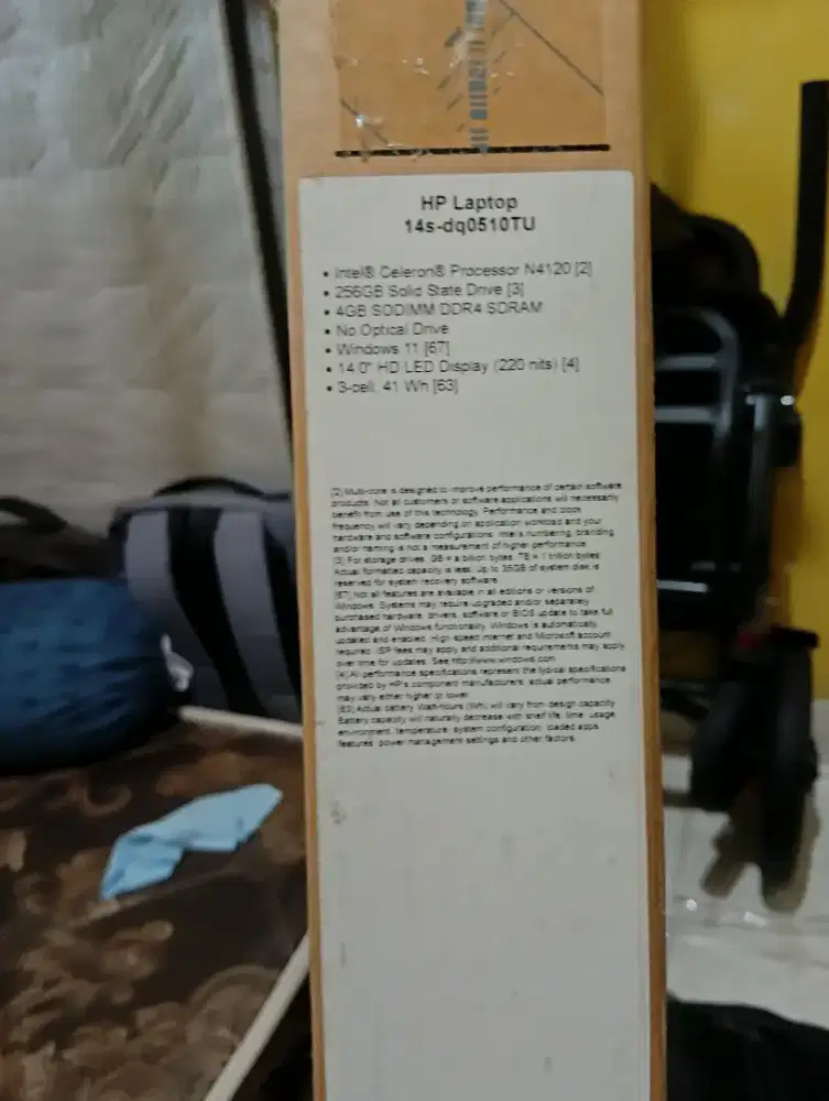 Jual Laptop HP 14s dq0510TU
