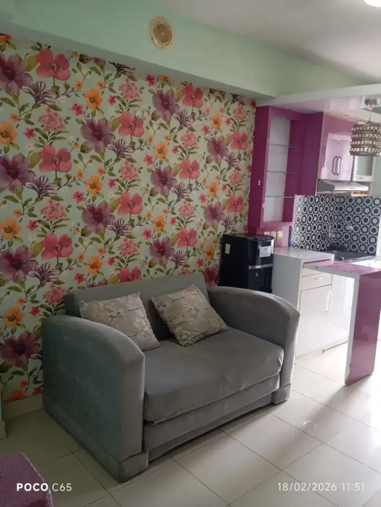 DIJUAL UNIT DIATAS MALL APARTEMEN BASSURA 2 KAMAR FURNIS BISA KPA/SHM
