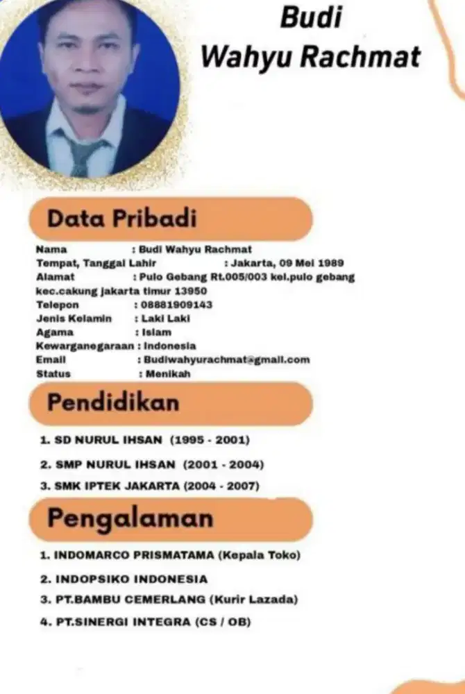 Cari pekerjaan apa saja