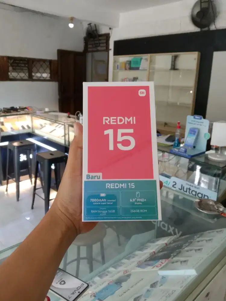 [ Fast respon WA ] Xiaomi Redmi 15 NFC 8+8/256 Garansi resmi 15bln