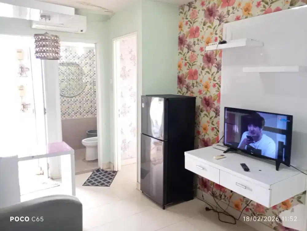DIJUAL CEPAT UNIT SHM BISA KPA DIATAS MALL APARTEMEN BASSURA 2 KAMAR
