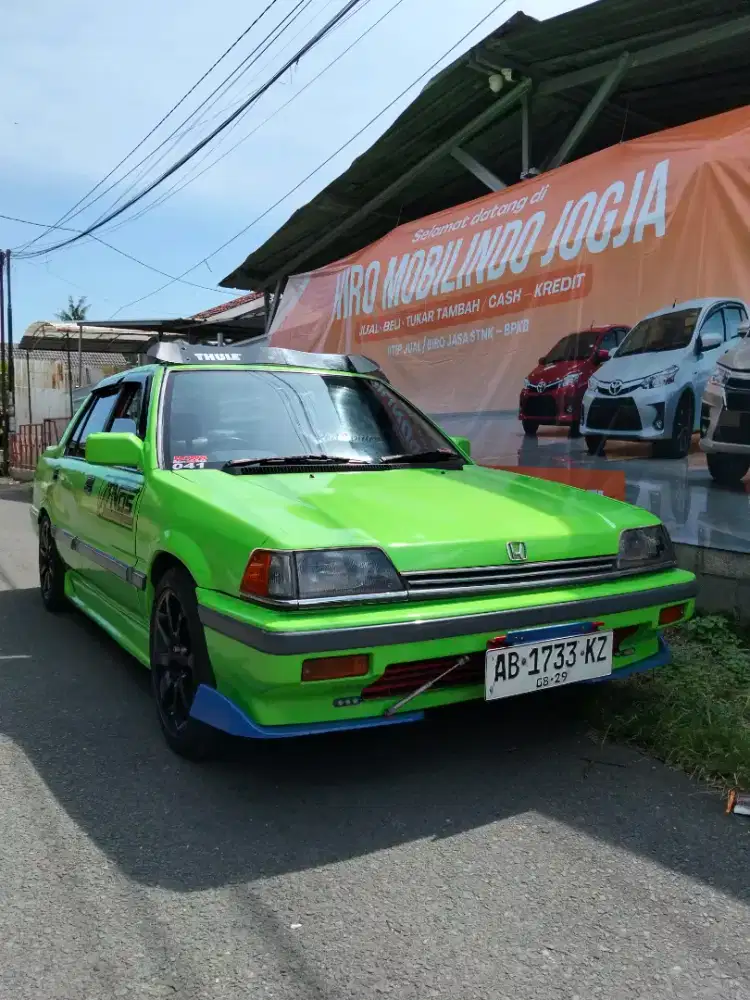 GREEN LAMBO‼️ 18jt.  HONDA CIVIC WONDER TH '86