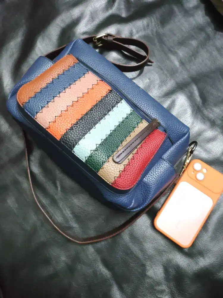 Tas bahu selempang Stylish gaya Blue