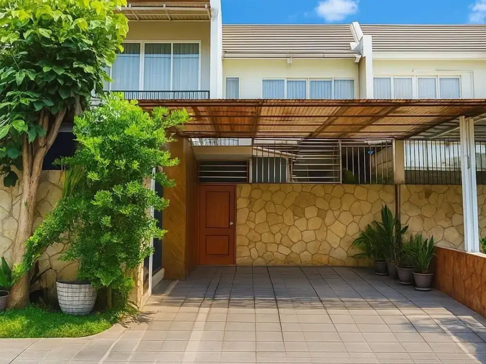 *BUTUH CEPAT JUAL*  Rumah Forest Mansion, Cluster Tropical STRATEGIS, SIAP HUNI, ROW JALAN 2.5 MOBIL