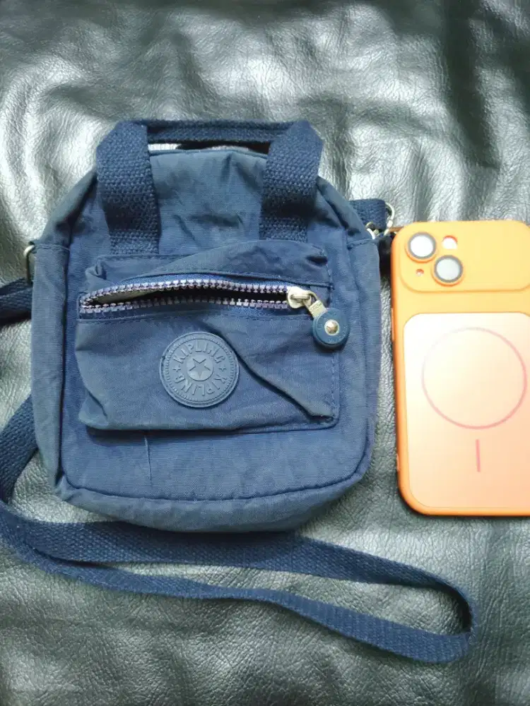 Tas hp handphone dompet biru