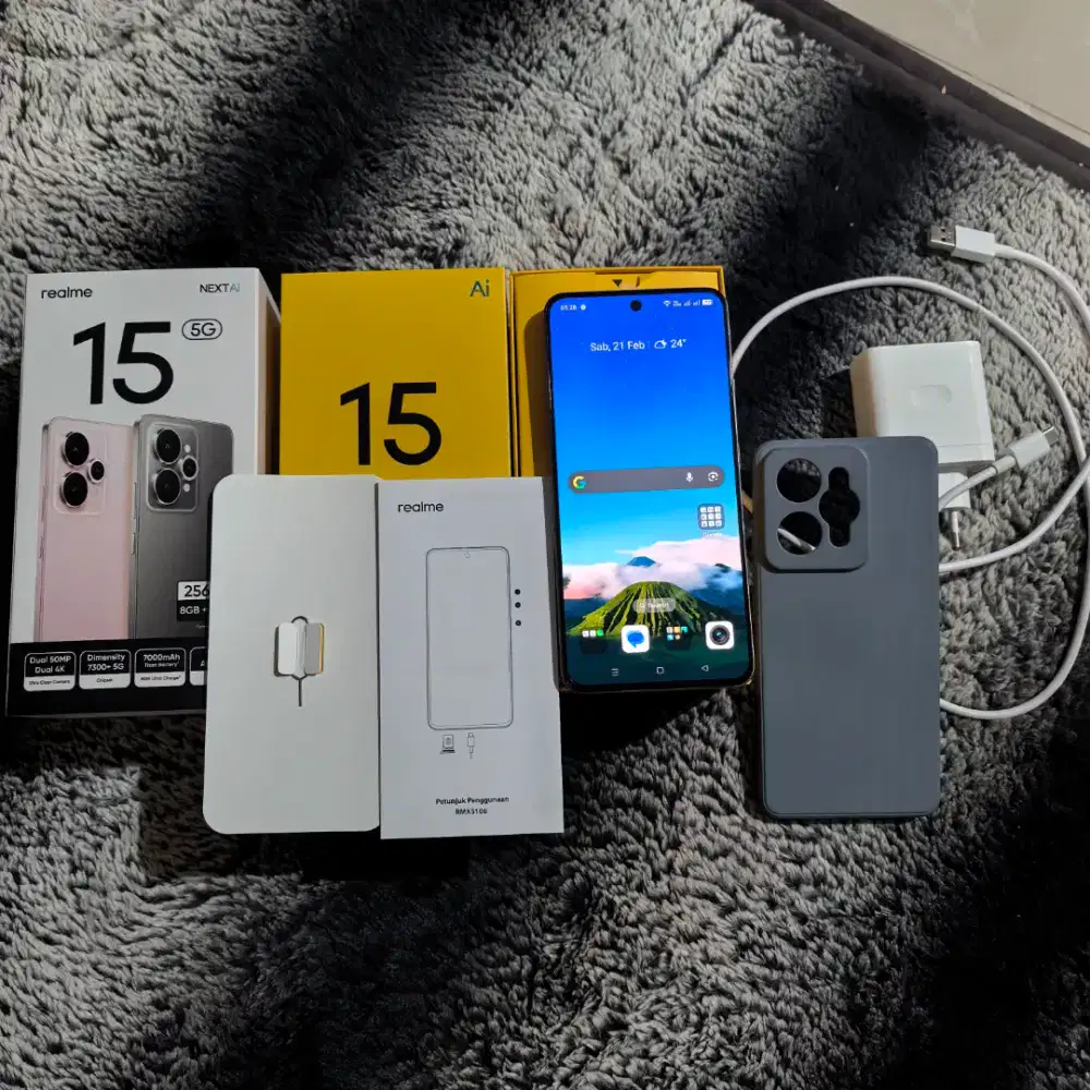 Realme 15 Second Fullset 5G 8/256 Mulus Nominus
