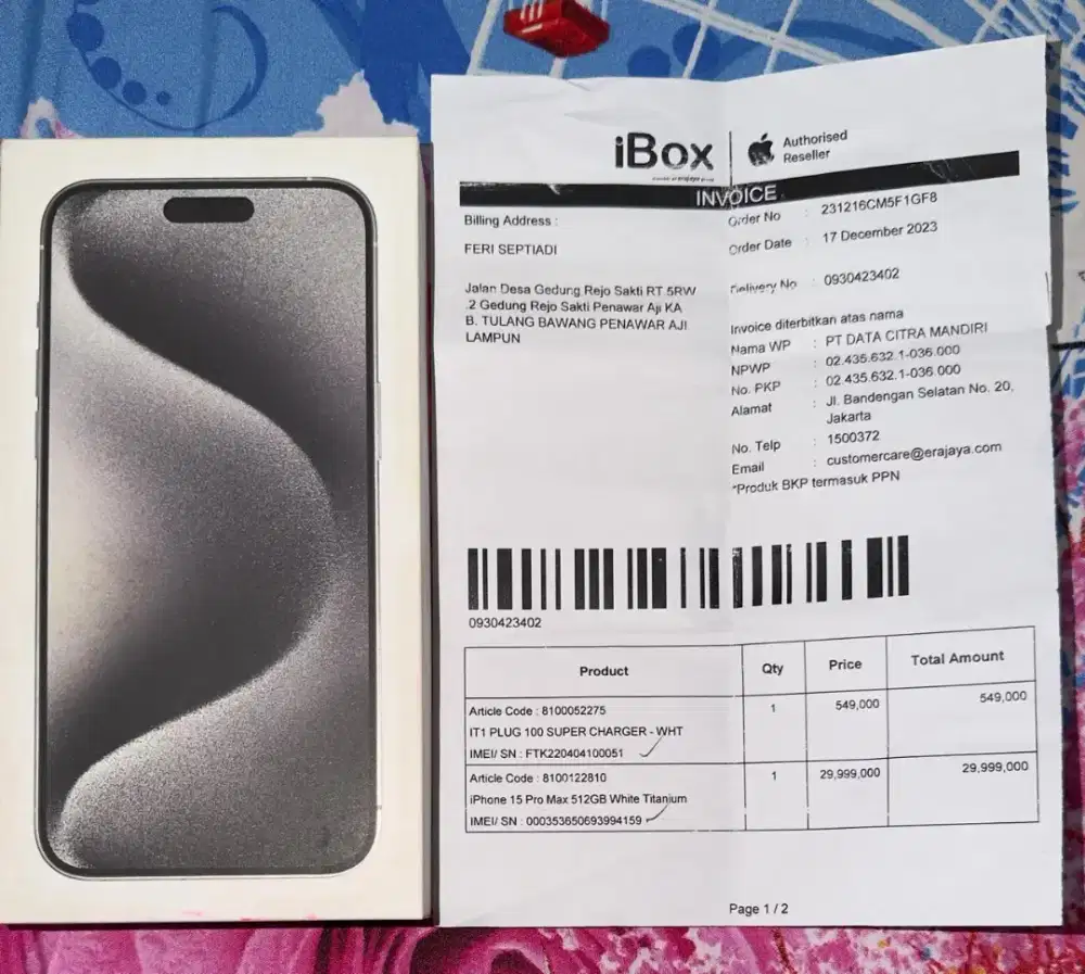 Iphone 15 Pro Max 512GB Silver