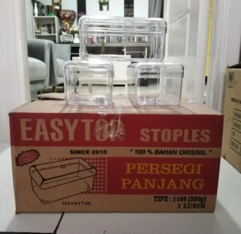 Toples 
Persegi Panjang ( 0,35 kg) Merk EasyTop Dan HardTop