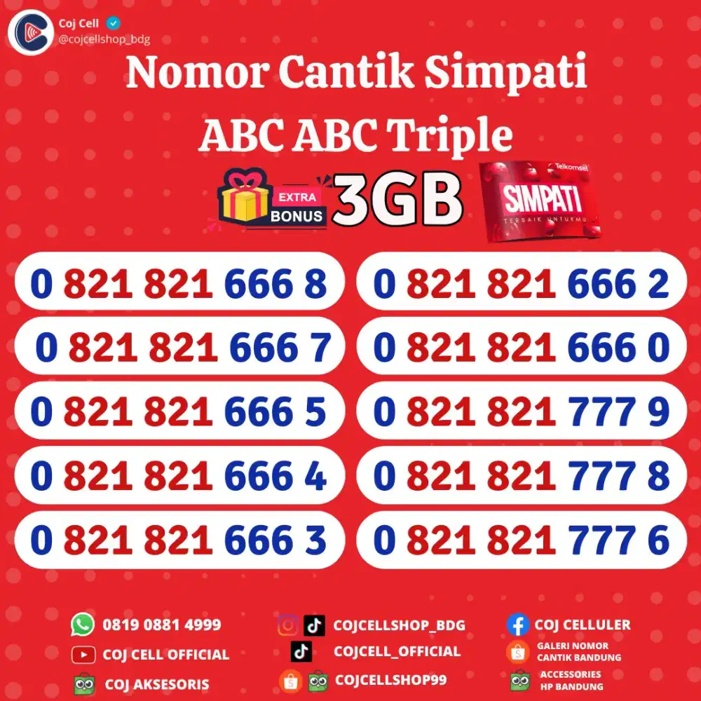 KARTU TELKOMSEL CANTIK 11 DIGIT