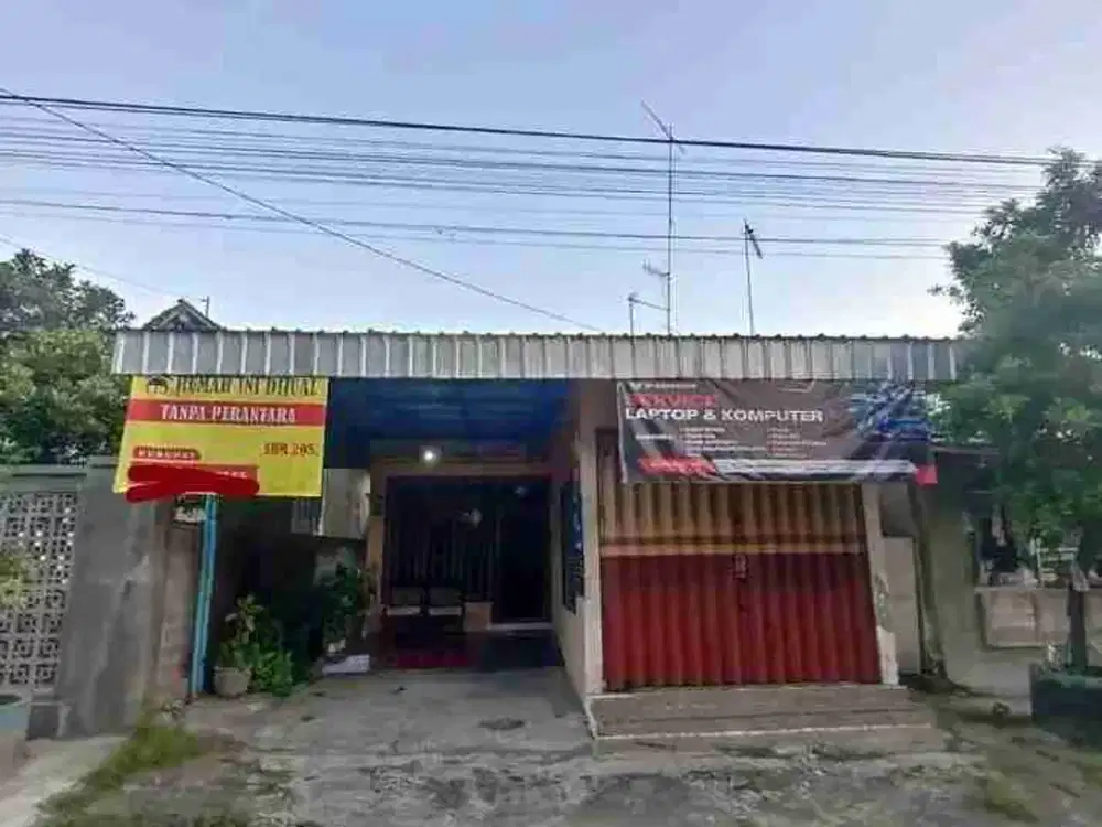 jual murah rumah + toko harga di bawah pasar bagus untuk segala usaha dekat kmpung inggris di pare Kediri