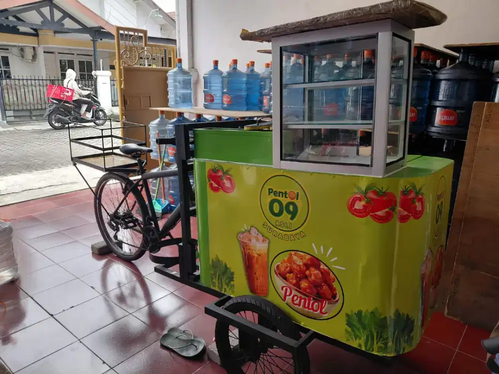 Rombong pentol baru 1x pakai