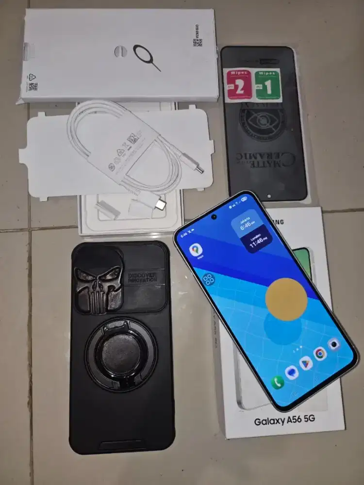 Samsung A56 White 5G ram 8/256 bonus