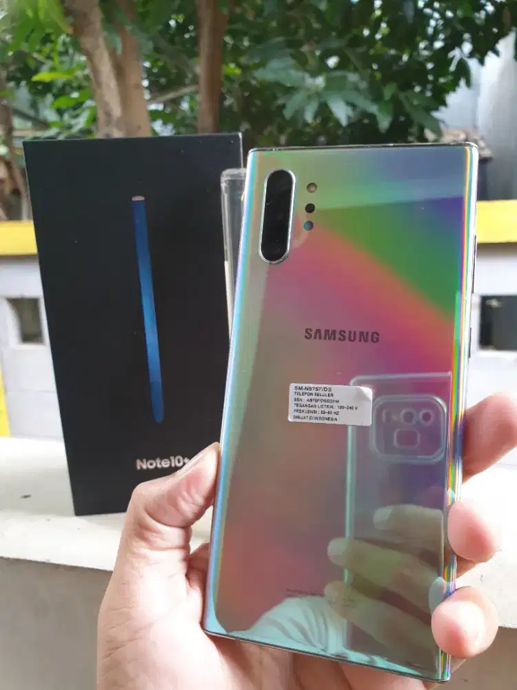 Samsung note 10 plus 12/256GB SEIN FULLSET MULUS
