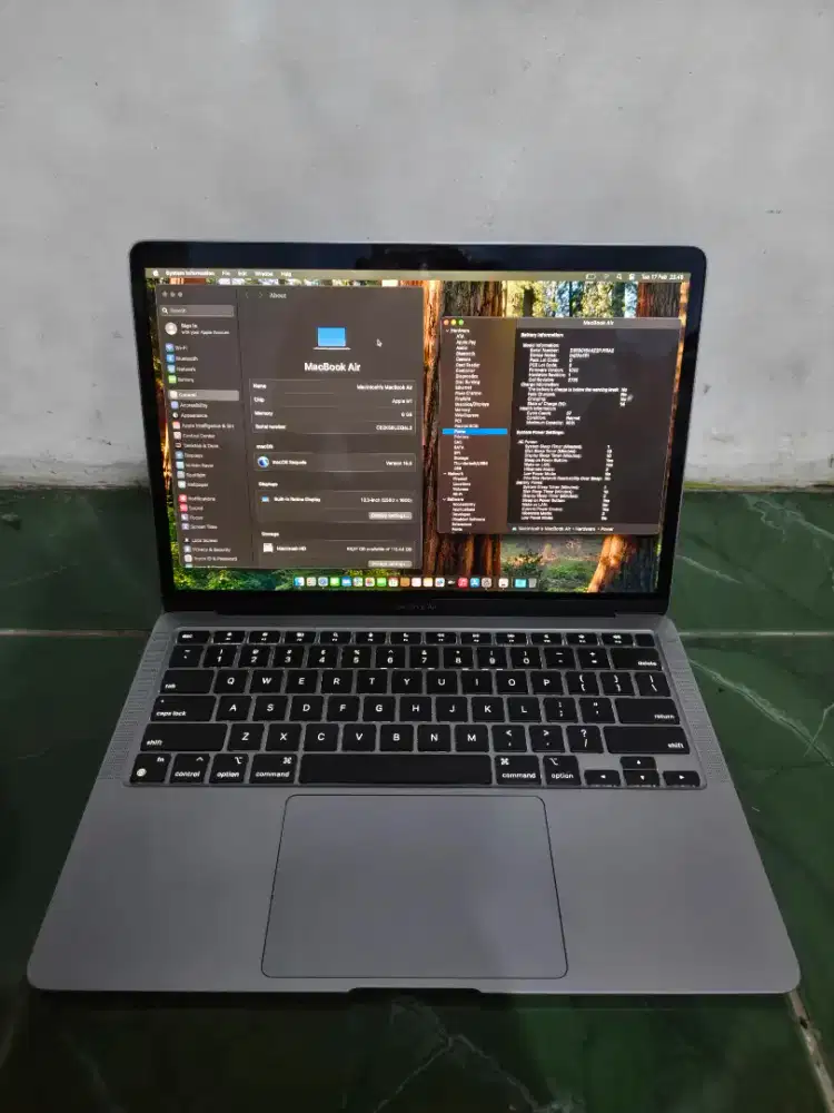 Macbook air m1 2020 8gb/128gb murah