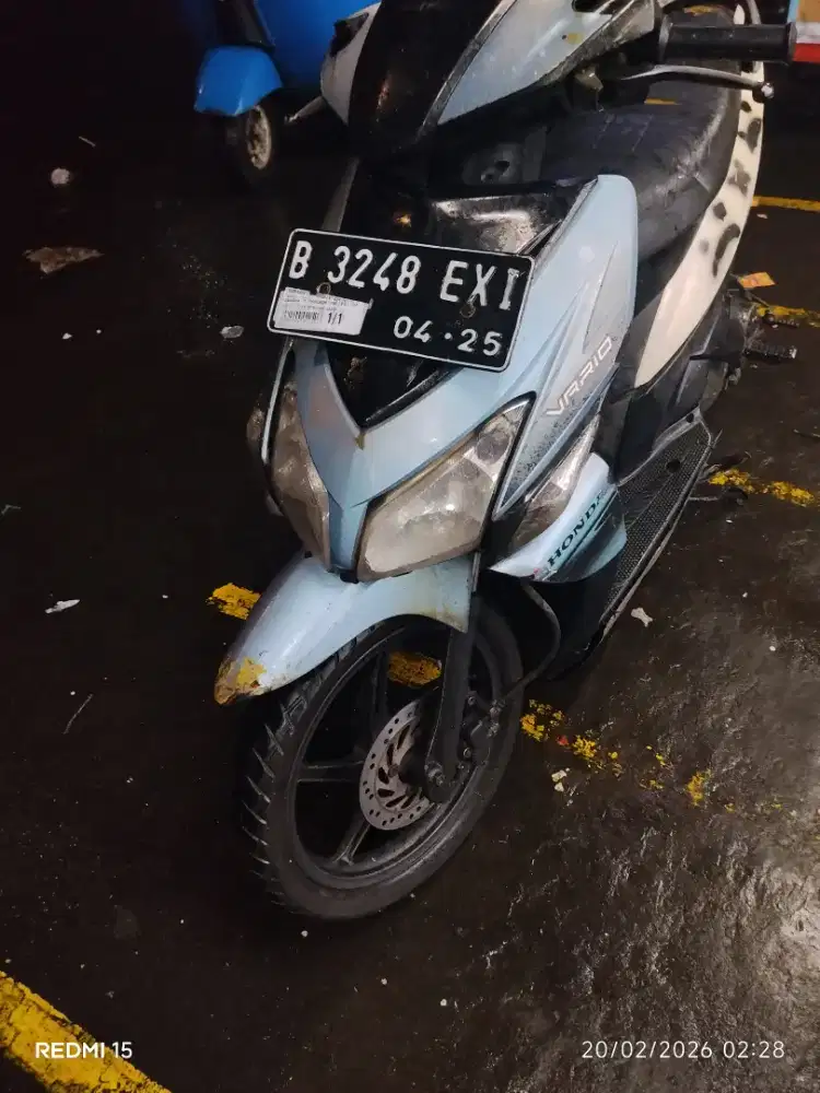 Vario 2007 karbu Surat Lengkap murah Pribadi cuma 2 juta an ABS hidup
