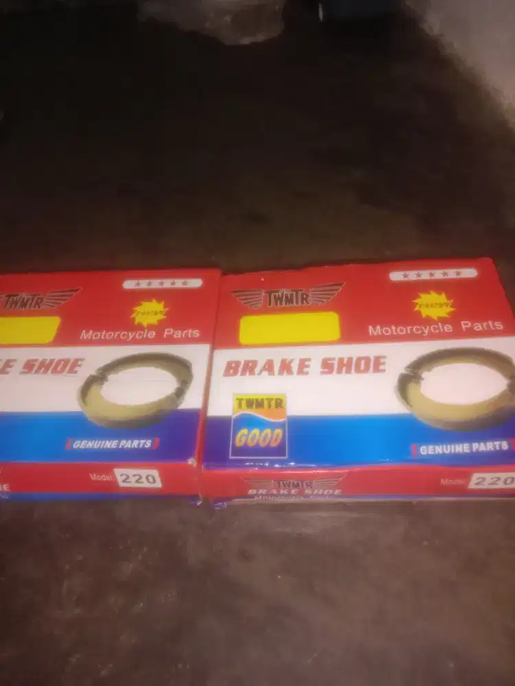 kampas rem tossa viar belakang 220mm