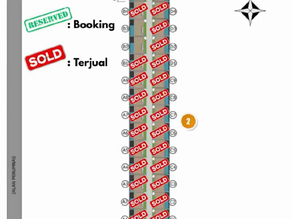 VILLA PALING LARIS DEKAT AMPLAZ SISA 2 UNIT DARI 28 UNIT