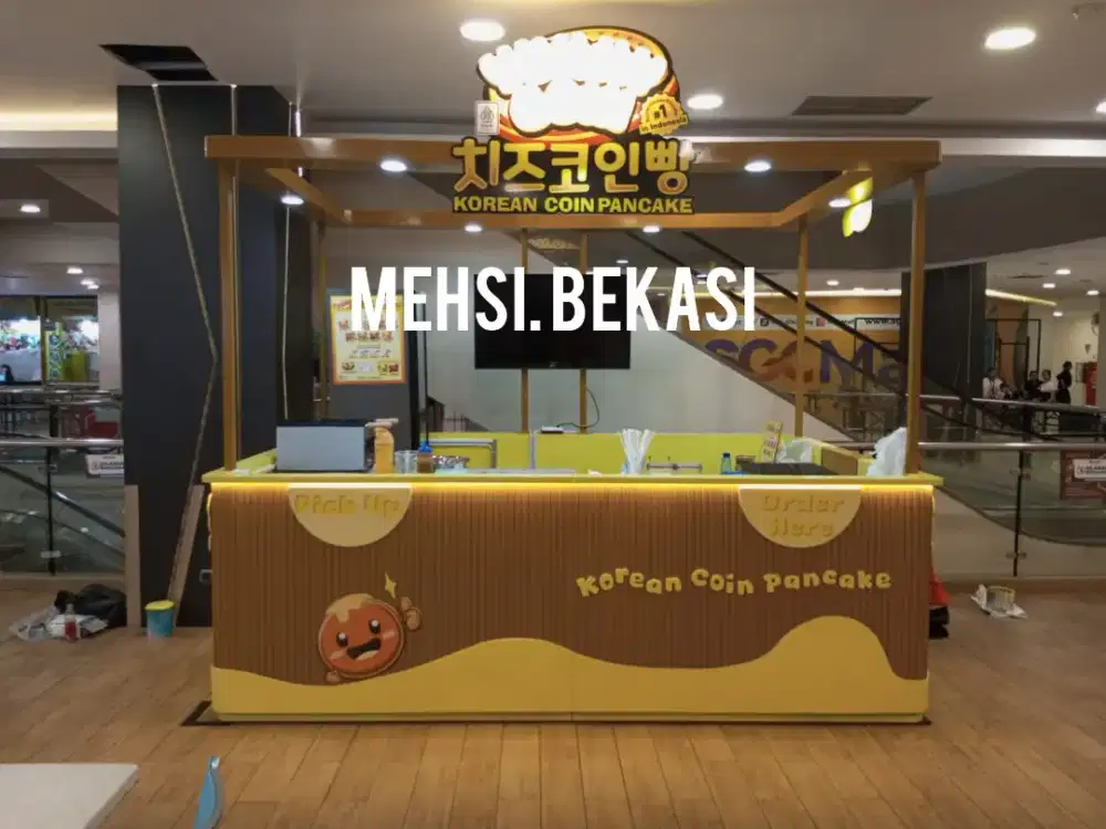 Meja bar  cafe minuman /makanan Booth makanan / minuman kekinian