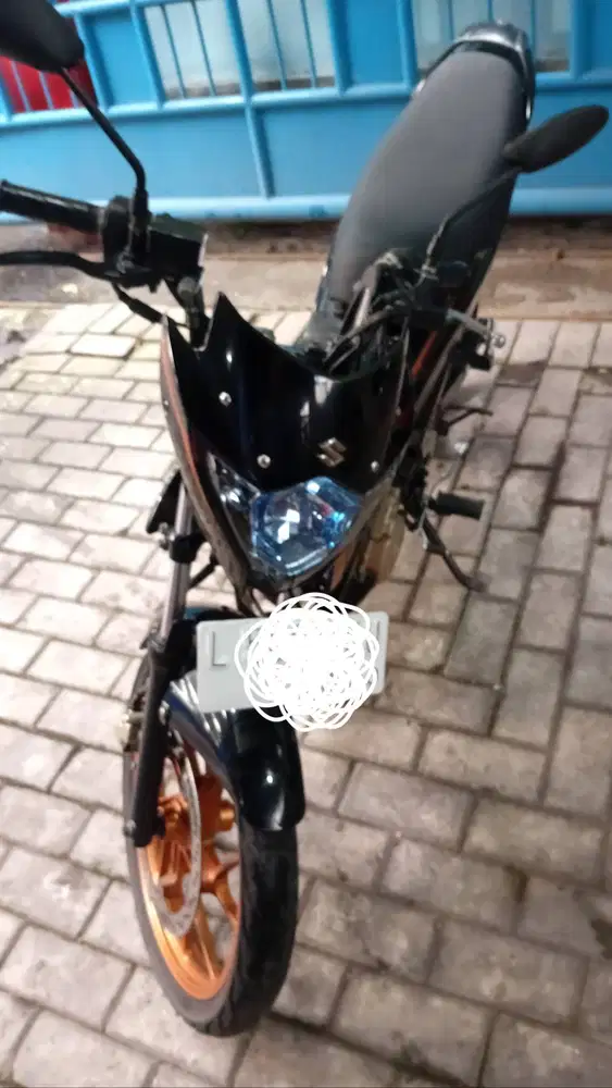 Satria fu facelift 2015 blue ice