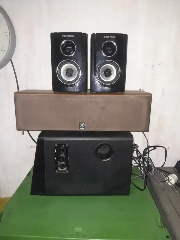 Audio jual subfower aktif simbada dan speker yamaha normal Jaya