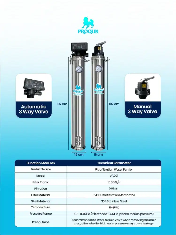 Utrafiltrasi Water purifier